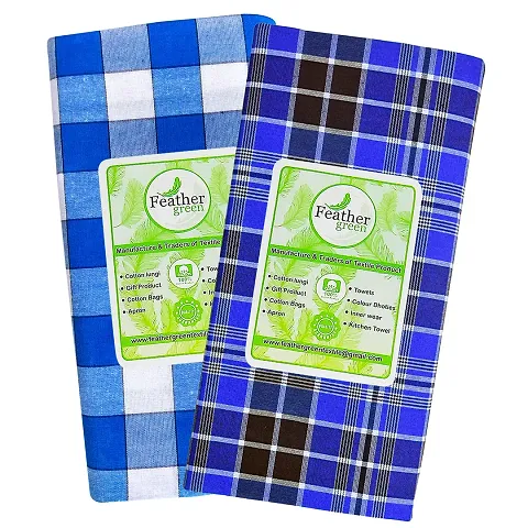 Multi Color Lungi Pack of 2