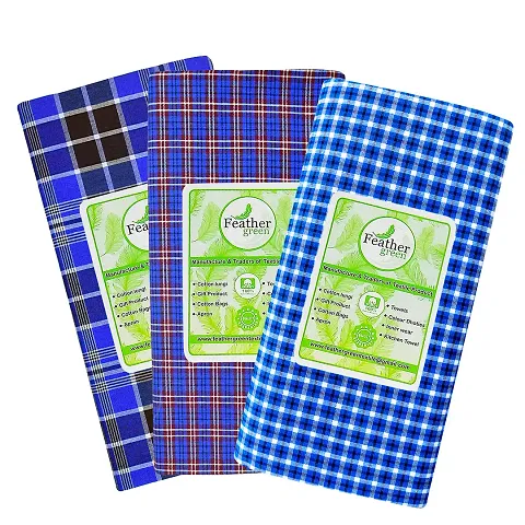 Feather Color Lungi Pack of 3