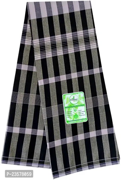 Feather Green Multi Lungi Pack Of 1