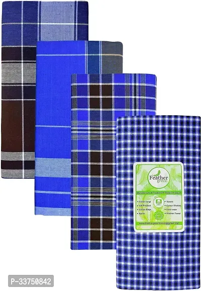 Fancy Cotton Lungi Pack of 4