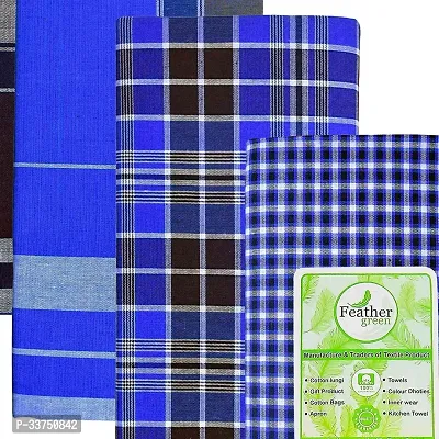 Fancy Cotton Lungi Pack of 4-thumb2