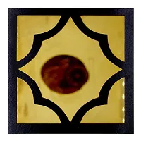 VAH Black and Golden colour Wall Pattern Mirror Sticker( Pack of  3 )-thumb4