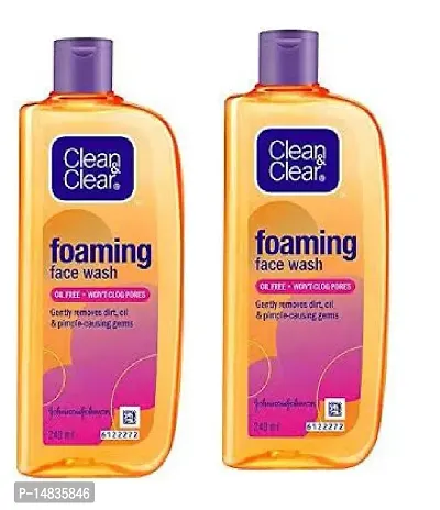 Clean Clear Foaming Face Wash ( Pack Of 2 )-thumb0