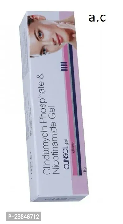 Clinsol Clindamycin Phosphate And Nicotinamide Skin Care Gel Pack Of 1