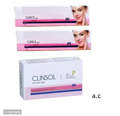 Extraposh Combo of Clinsol 1 Soap + 2 Cleansol Gel | Combo of 3