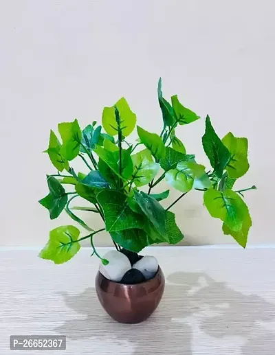 Green Leaf Artificial Bonsai Plant For Home And Office Decoration