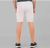 Classic Polyester Solid Shorts for Men-thumb1