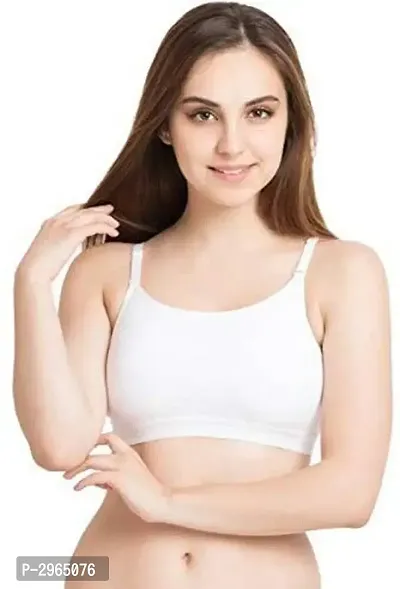 Buy Women's Cotton Spandex White Solid Bras Combo Of 3 Online In India At  Discounted Prices