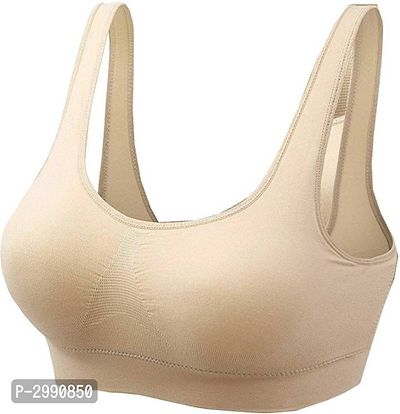 Buy Women's Stylish Cotton Spandex Solid Air Bras (beige,skin) Online In  India At Discounted Prices