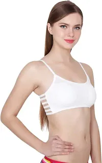 Women Bralette  Padded Bralette (white)-thumb2