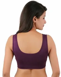 trendy solid air/sports bra-thumb2