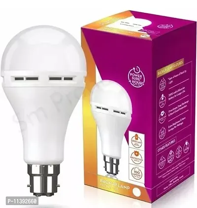 Rechargeable Emergency Inverter Led Bulb B22 12Wt White Pack Of 1-thumb0