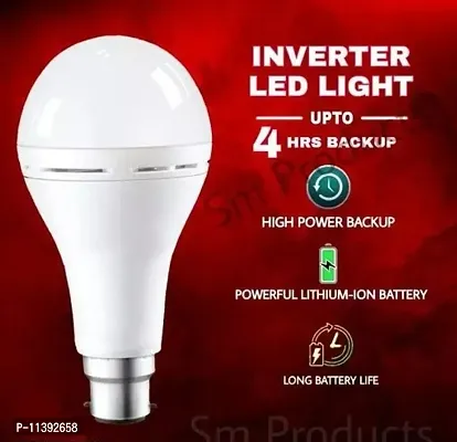 Emergency Inverter led 12wt AC/DC Bulb with 3hrs backup.