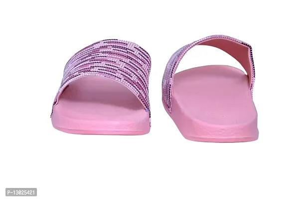 EUGENIE CLUB Women Comfortable Casual Outdoor Slides (Pink, numeric_3)-thumb3