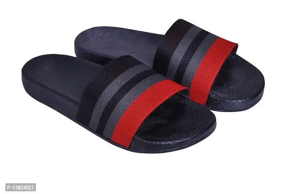 EUGENIE CLUB Flops Slides Back Open Household Comfortable Slippers For Women (Black, numeric_3)
