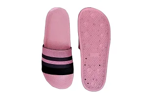 EUGENIE CLUB Flops Slides Back Open Household Comfortable Slippers For Women (Pink, numeric_4)-thumb2