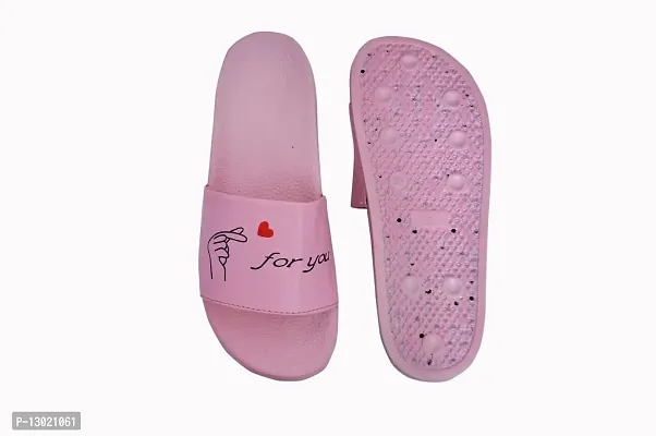 EUGENIE CLUB Flip-Flops Or Slippers for Women Casual Slides for Girls| Made for Daily Use (Pink, numeric_3)-thumb4