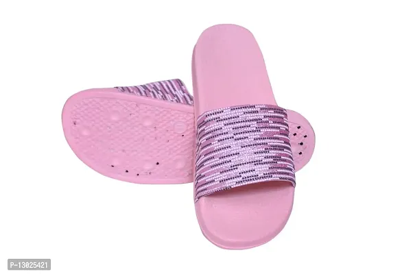 EUGENIE CLUB Women Comfortable Casual Outdoor Slides (Pink, numeric_3)-thumb5