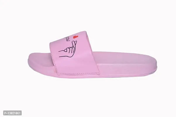 EUGENIE CLUB Flip-Flops Or Slippers for Women Casual Slides for Girls| Made for Daily Use (Pink, numeric_3)-thumb5