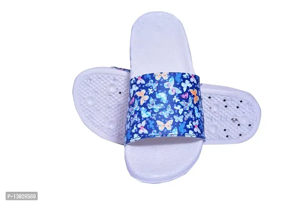 EUGENIE CLUB Flower Printed Sliders Women Super Soft Slippers for Women And Girls (Blue, numeric_3)-thumb5