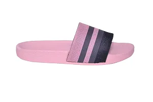 EUGENIE CLUB Flops Slides Back Open Household Comfortable Slippers For Women (Pink, numeric_4)-thumb1