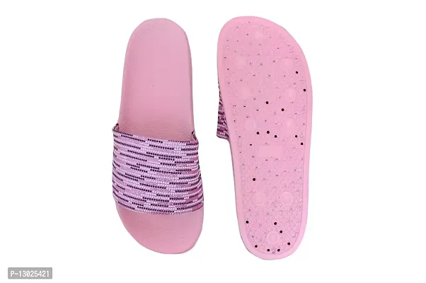 EUGENIE CLUB Women Comfortable Casual Outdoor Slides (Pink, numeric_3)-thumb4