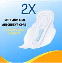 Extra Safe Sanitary Pads XXXL Ultra Soft Dry Cottony Sanitary Napkin With Wings For Women (80 Pads in 2 Pack)-thumb3