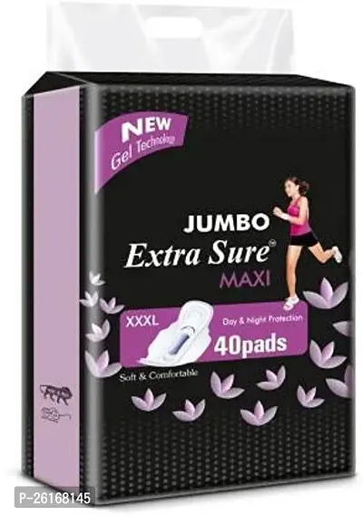 Extra sure sanitary pads XXXL For Women Pack of 1 (40 Sanitary pads)-thumb0