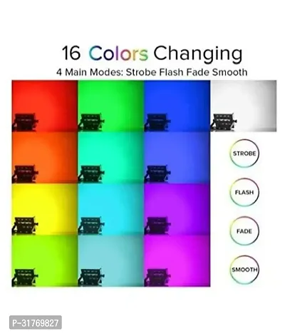 3A BRIGHT Colour Changing High Lumens Energy Efficient Brick LED Flood Light (RGB, Pack of 1)-thumb2