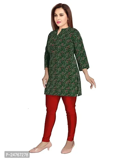 Gewaad Women's Cotton Straight Short Kurti-thumb5