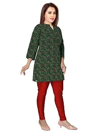 Gewaad Women's Cotton Straight Short Kurti-thumb2