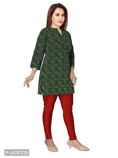 Gewaad Women's Cotton Straight Short Kurti-thumb3