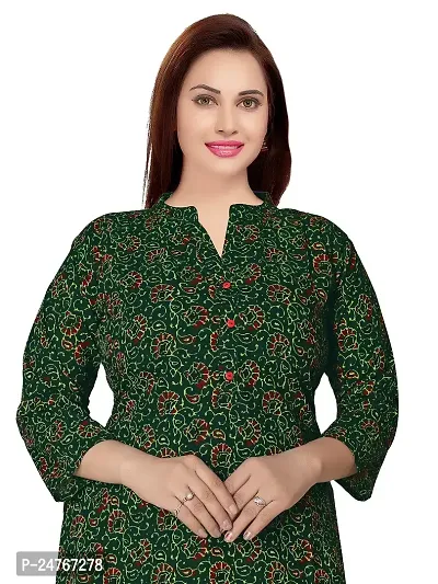 Gewaad Women's Cotton Straight Short Kurti