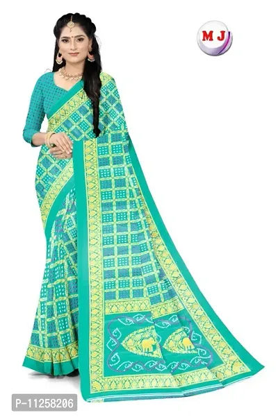 Alluring Green Art Silk Self Pattern Women Saree with Matching Blouse