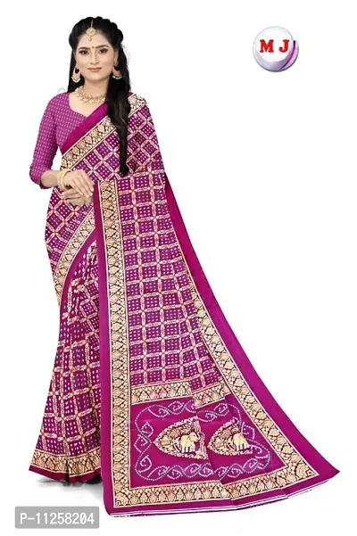 Alluring Purple Art Silk Self Pattern Women Saree with Matching Blouse