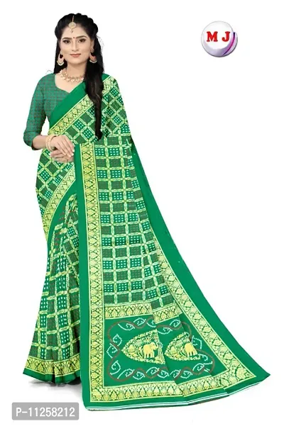 Alluring Green Art Silk Self Pattern Women Saree with Matching Blouse