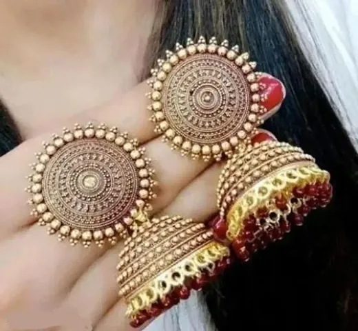 Women Stylish Alloy Jhumkas