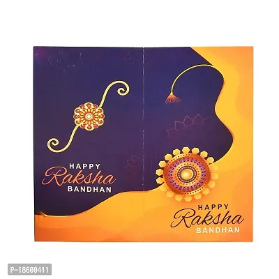 Great Art Design Rakhi for Rakshabandhan | Rakhi for Brother | Rakhi | Rakhi Combo | Set of 3 Rakhi | Rakhi Gift | Roli Chawal | Greeting Card and?Bowl Set with Velvet Gift Box-GADH-02-858-thumb5