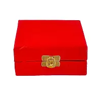 Great Art Rakhi Gift Hamper for Brother  Gift for Brother and bhabhi [Rakhi for Brother Combo - Rakhi with Brass Bowl with Velvet Box, Tilak Material  Greeting Card]GA-02-800-thumb2