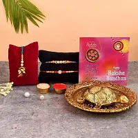 Great Art Rakhi Combo Set for Brother - Rakshabandhan Gift for Bhaiya Bhabhi -Tortoise Vastu Showpiece,-801-2-thumb1