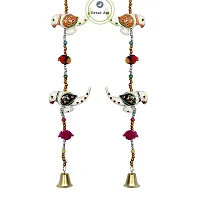 Great Art Hanging Wind Chimes for Home Positive Energy Balcony Home Decorative Items Wall Hanging Bells Decor for Living Room (Multicolour-2)-thumb1