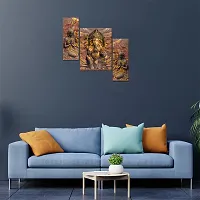 Great Art Wall Scenery for Living Room | Painting for Wall Decoration | Wedding Gift for Couples | 3D Painting for Bedroom | Scenery for Wall With Frames | Abstract Painting Set of 3(12 X 18 Inch)3G10-thumb1