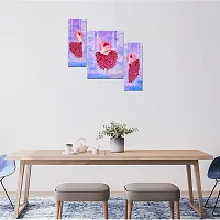 Great Art Wall Scenery for Living Room | Painting for Wall Decoration | 3D Painting for Bedroom | Scenery for Wall With Frames | Abstract Painting Set of 3(12 X 18 Inch)3LD44-thumb3