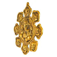 Great Art Ganesha Astavinayaka 8 Avatar of Lord Ganesh Hanging in Gold Finish?(28 x 1.5 x 18 cm)-thumb2