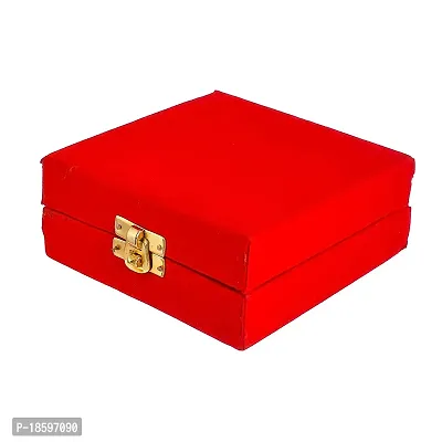 Great Art Rakhi Gift Hamper for Brother  Gift for Brother and bhabhi [Rakhi for Brother Combo - Rakhi with Brass Bowl with Velvet Box, Tilak Material  Greeting Card]GA-02-800-thumb4