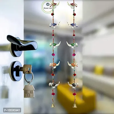 Great Art Hanging Wind Chimes for Home Positive Energy Balcony Home Decorative Items Wall Hanging Bells Decor for Living Room (Multicolour-2)