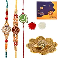 Great Art Rakhi Combo Set for Brother - Rakshabandhan Gift for Bhaiya Bhabhi -Tortoise Vastu Showpiece,-801-1-thumb1