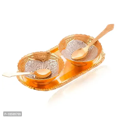 Great Art Rakhi for Brother | Rakhi Combo | Rakhi Set | Rakhi | Designer Rakhi | Set of 3 Rakhi | Roli Chawal | Blessing Card and | Brass Bowl with Velvet Box Set Of-5-GA-02-865-thumb4