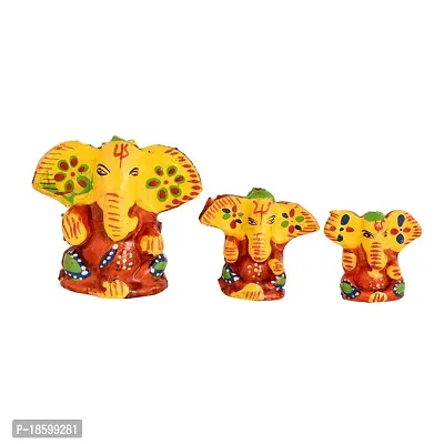 Great Art Rakhi for Brother and Bhabhi with Ganesh Idol Combo Set |Combo of 5 (1 Ganesh Idol, 1 Lumba, 1 Rakhi, 1 Roli Chawal Pack, 1 Greeting Card)-101-6-thumb3