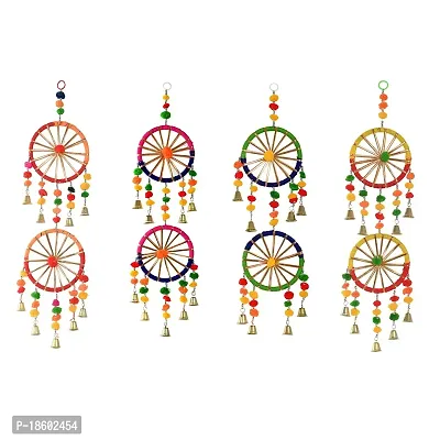 Great Art Handmade Colorful Wall/Door Hangings for Home Decoration(Pack of 6)